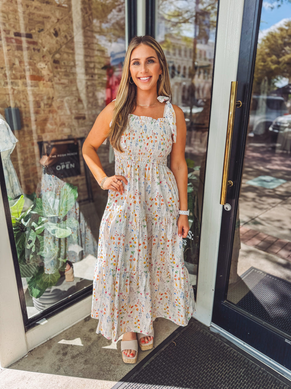 Wild floral maxi dress