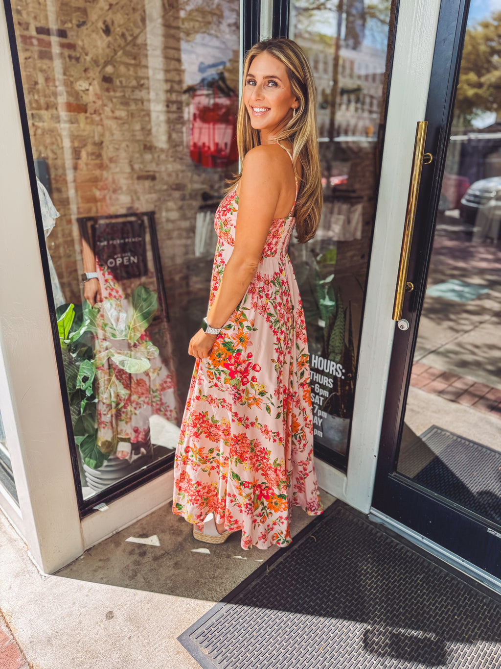 Floral maxi dress