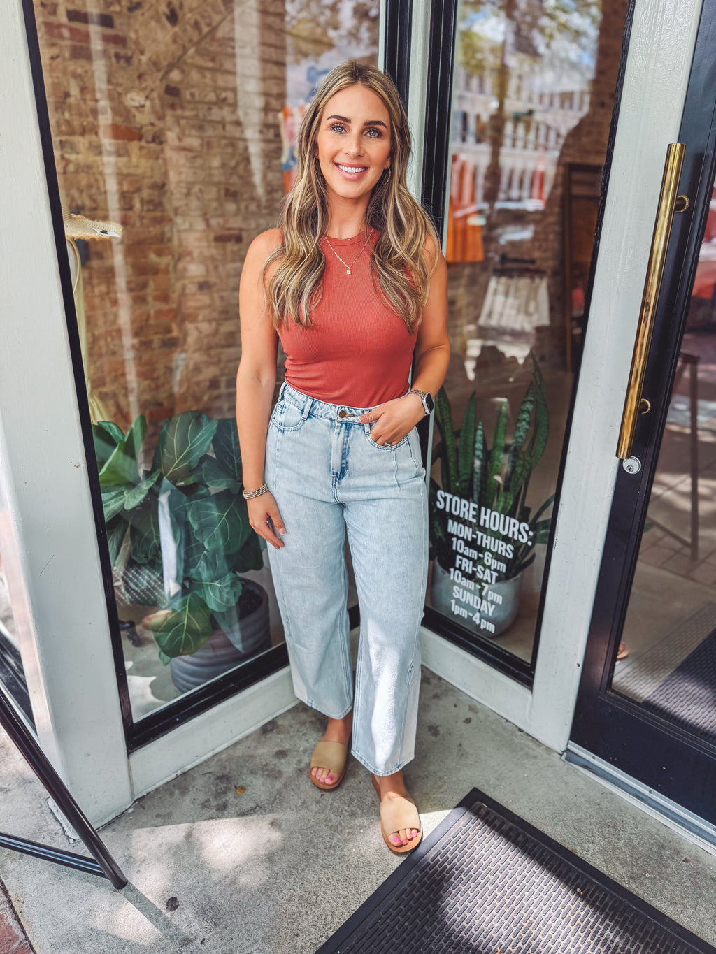 Round neck bodysuit - marsala