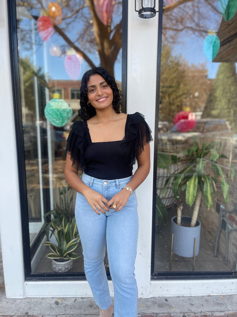 Dipped in olive top
