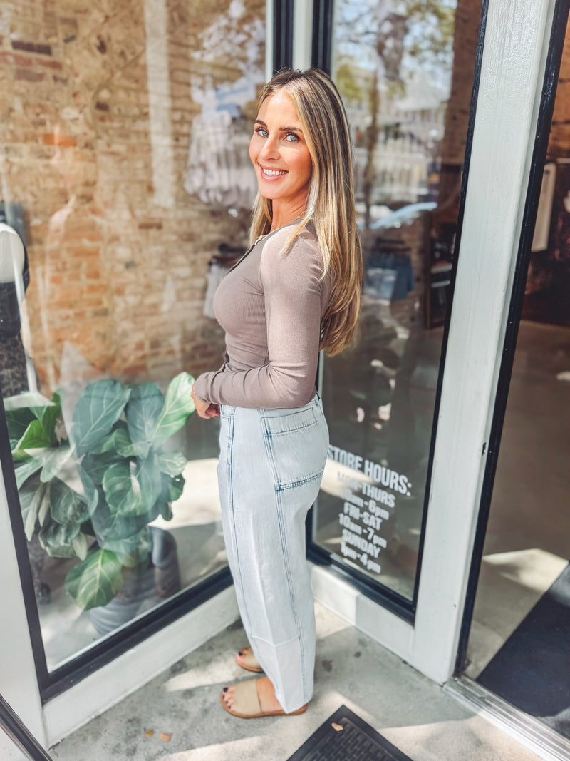 Truffle ribbed top