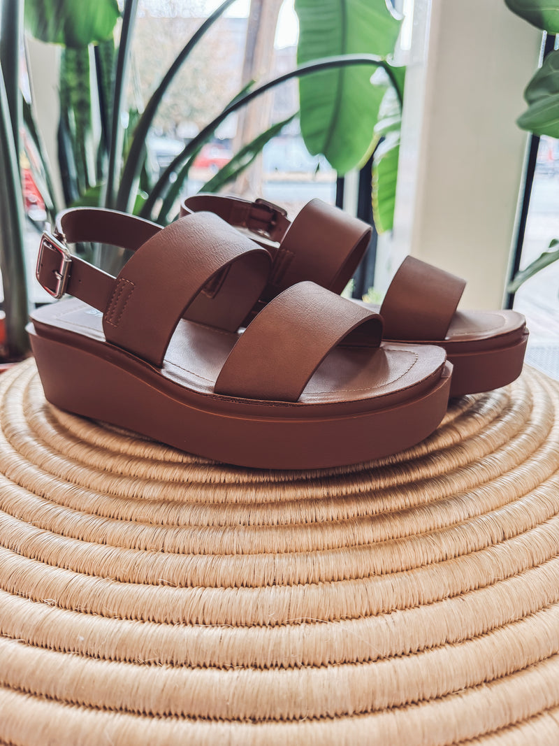 Alyssa platforms - tan