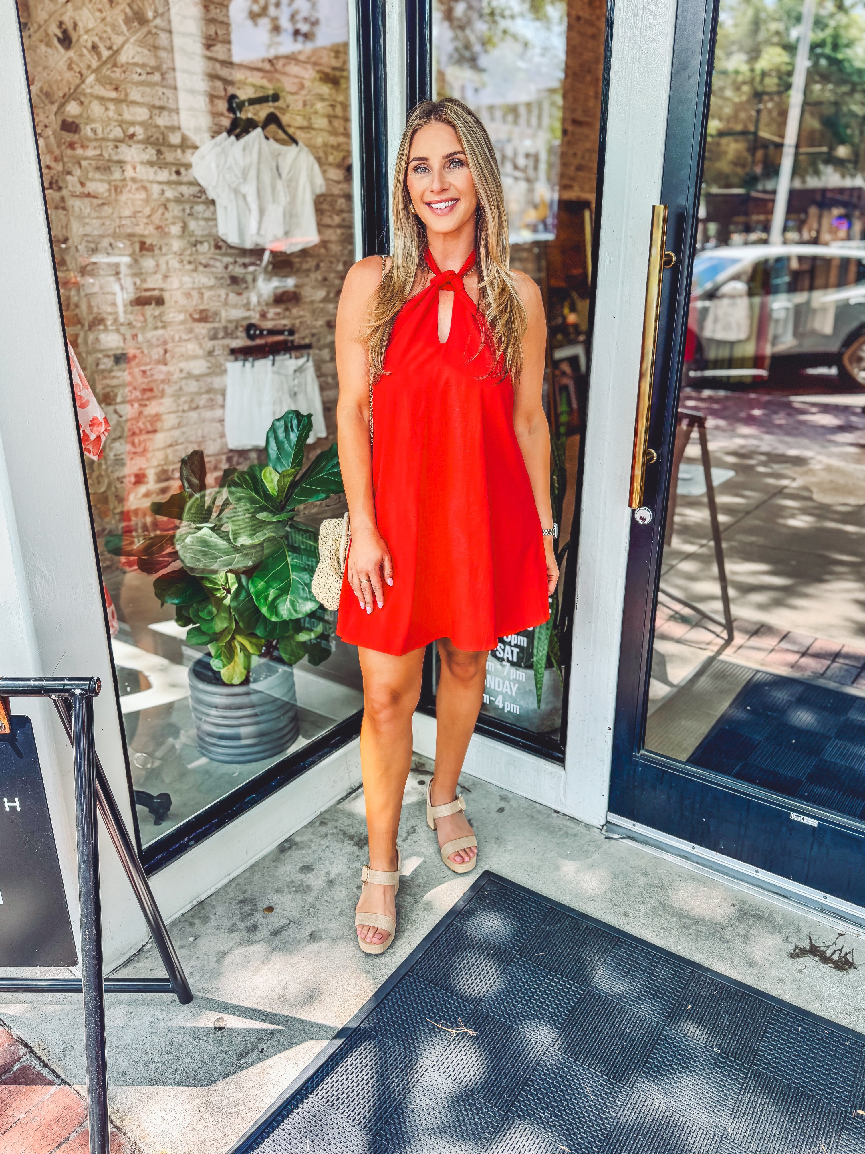 Keyhole mini dress Keyhole mini dress