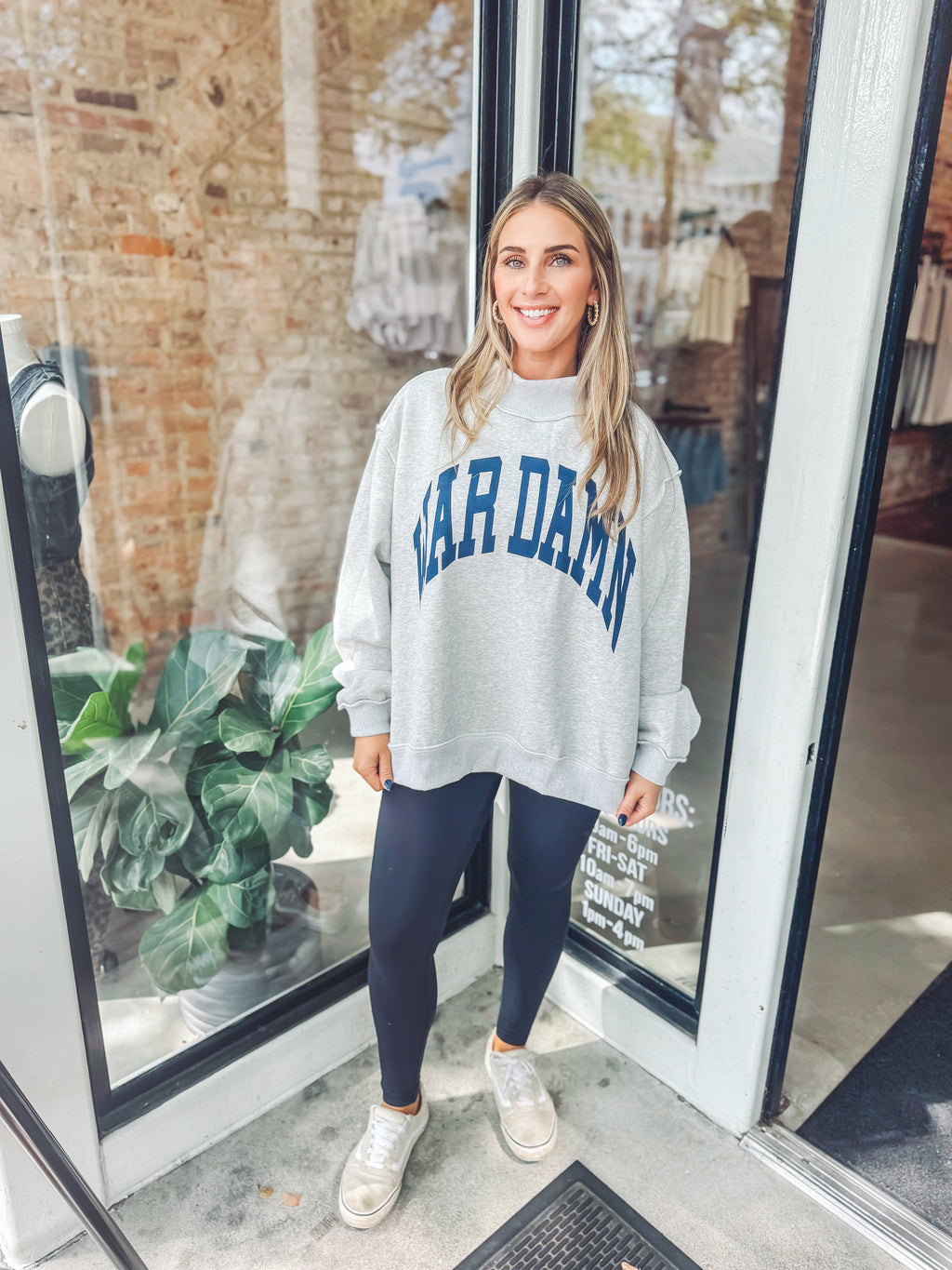 Auburn reversible sweatshirt