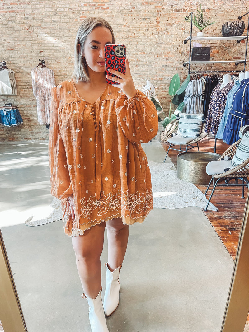 Fall in love mini dress
