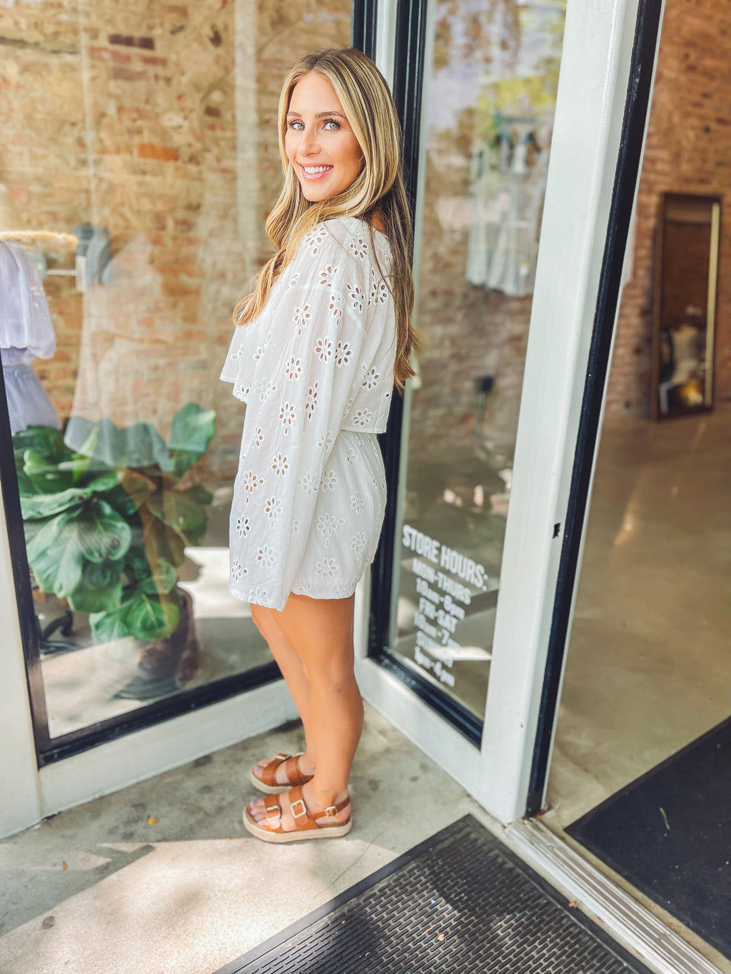 Summer white set - shorts