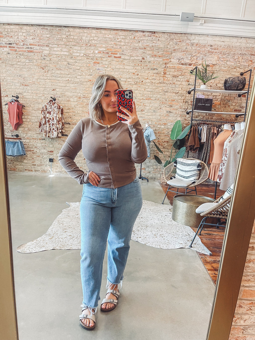 Truffle ribbed top