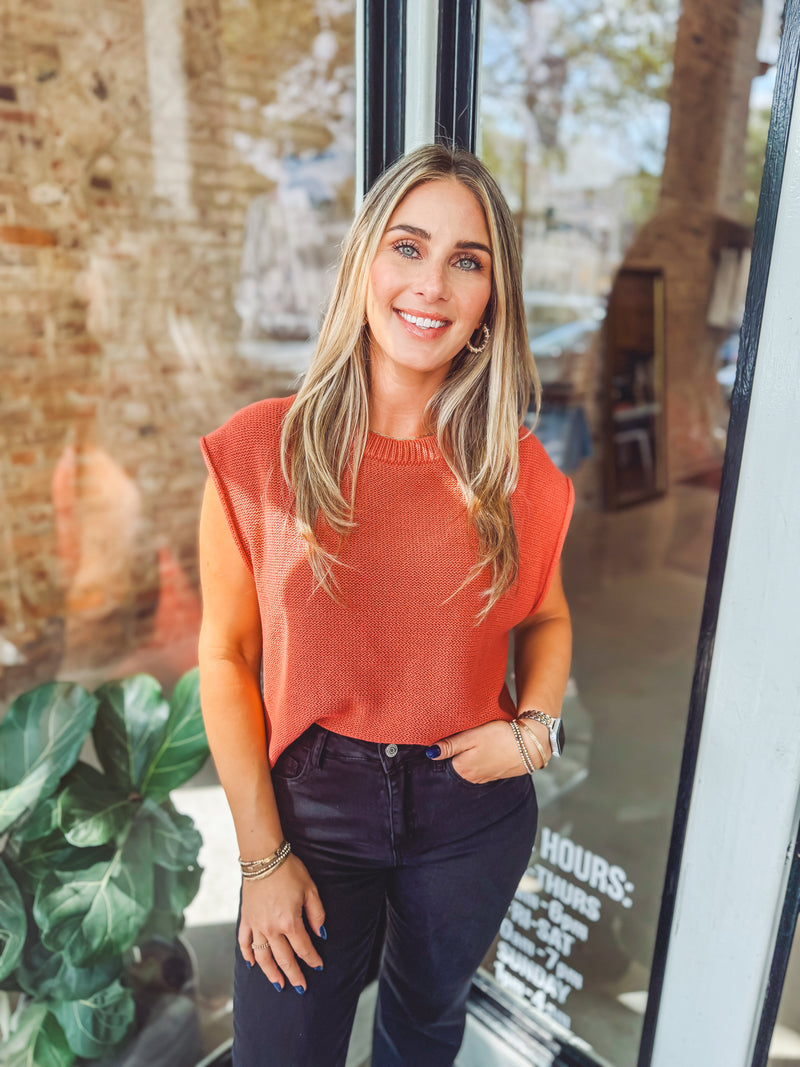 Rust exposed seam top