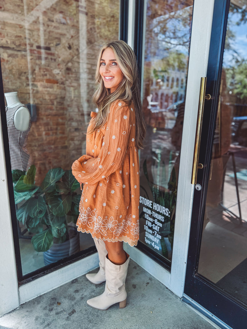 Fall in love mini dress