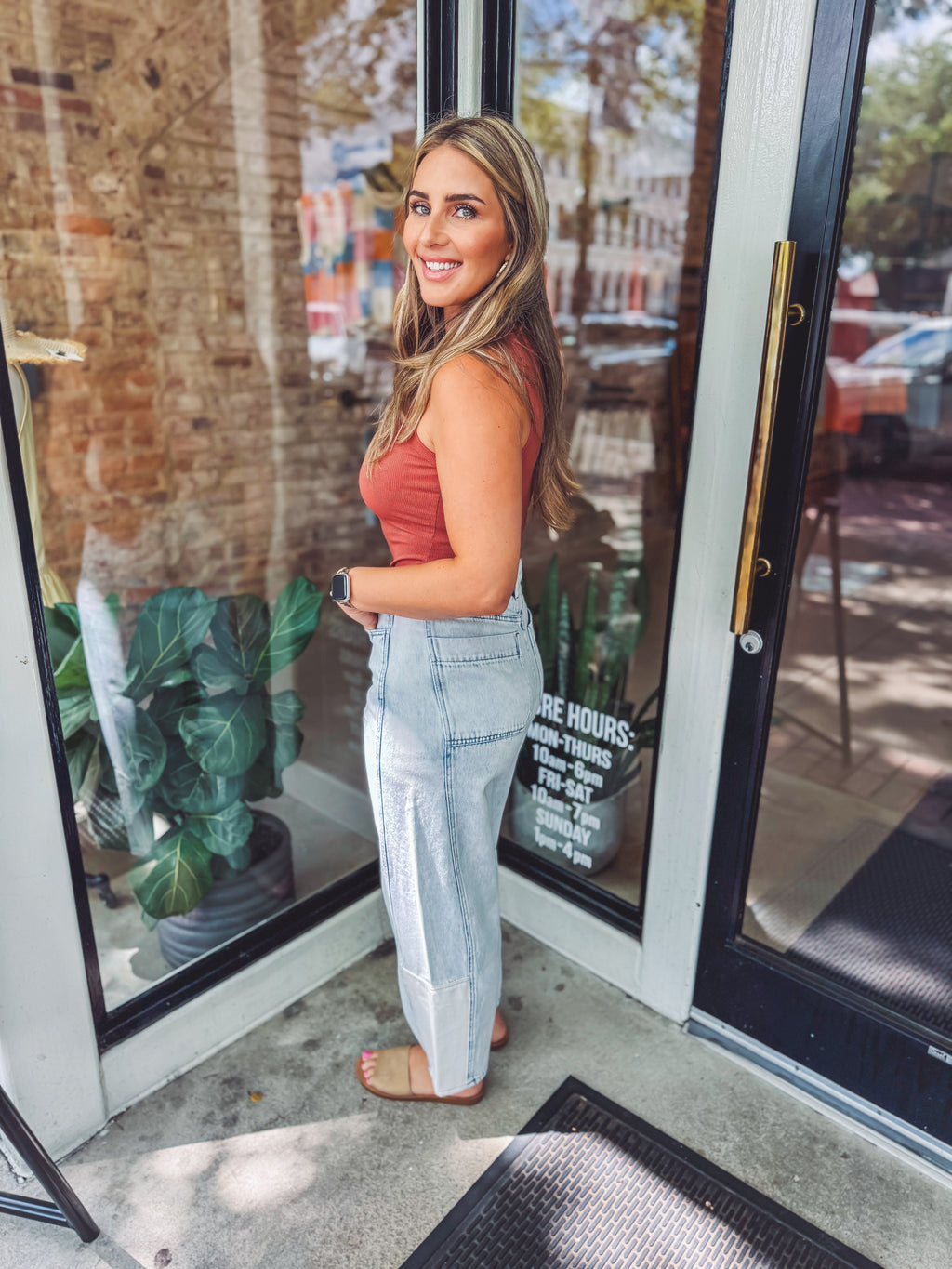 Round neck bodysuit - marsala