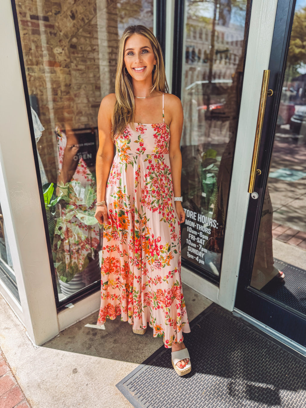 Floral maxi dress