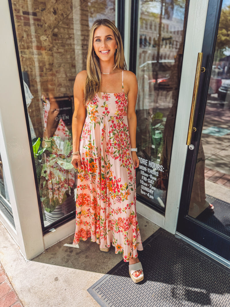 Floral maxi dress