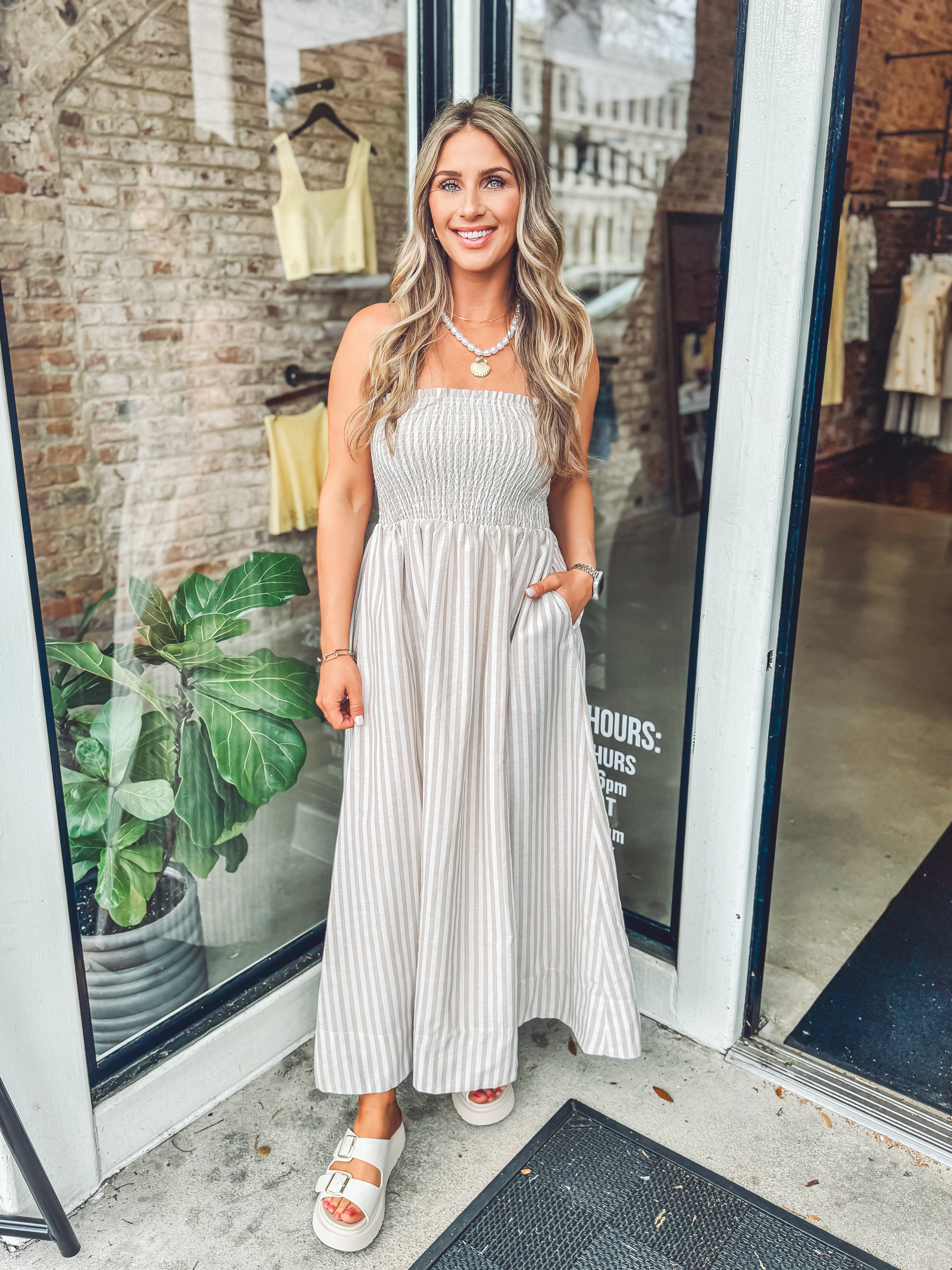 Apricot dreams maxi dress