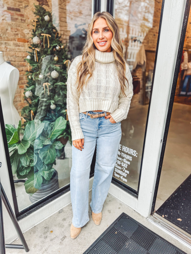 Slouchy barrel jeans