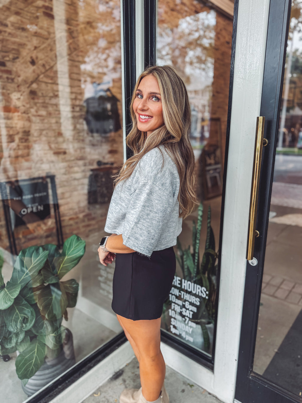 Button knit cardigan - Grey