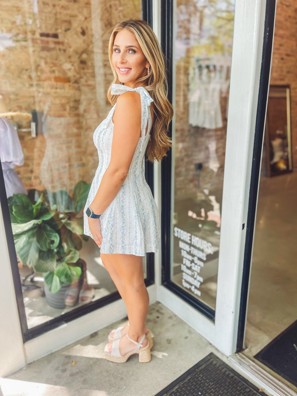 Dainty blue romper