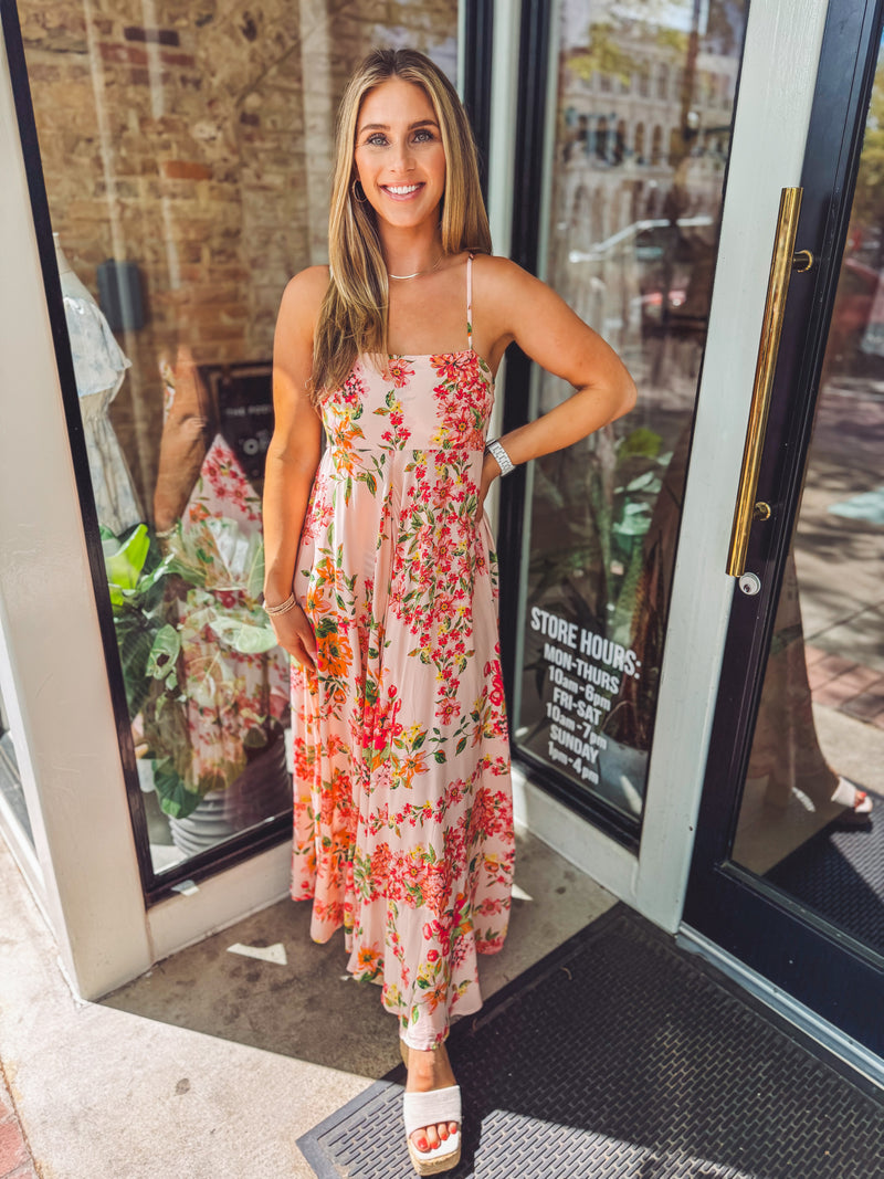 Floral maxi dress