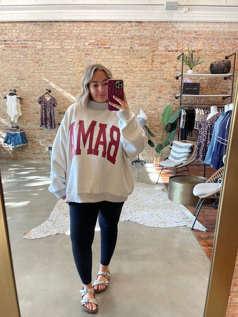 Alabama reversible sweatshirt