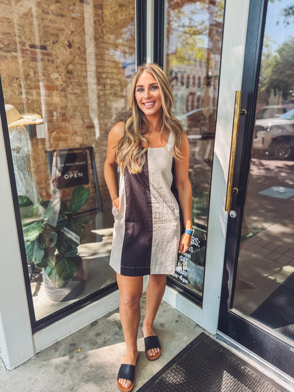 Two tone dress