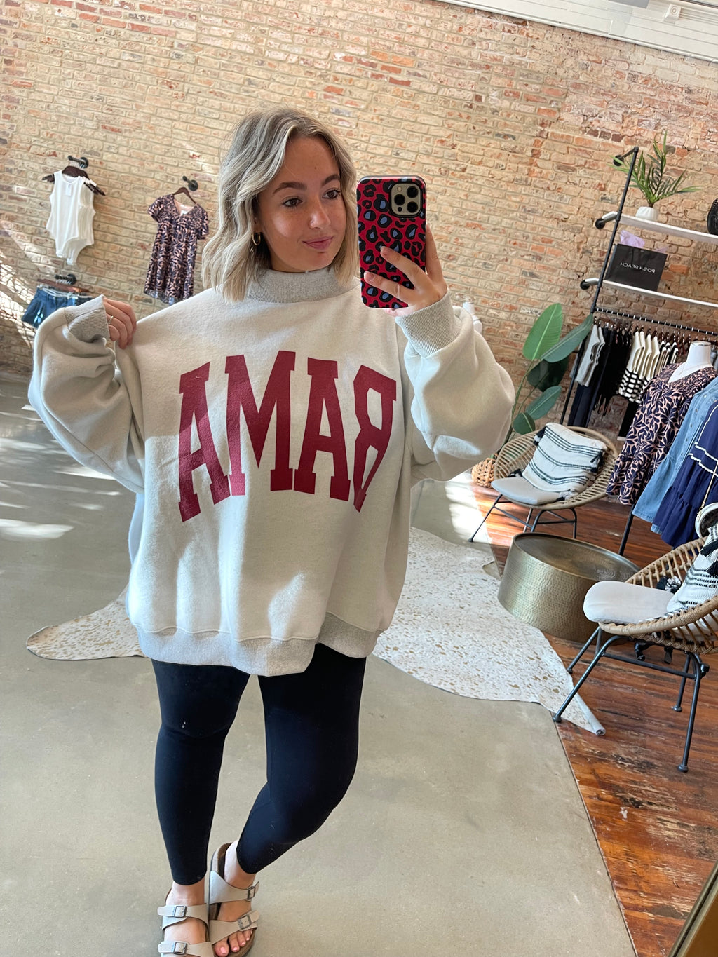Alabama reversible sweatshirt