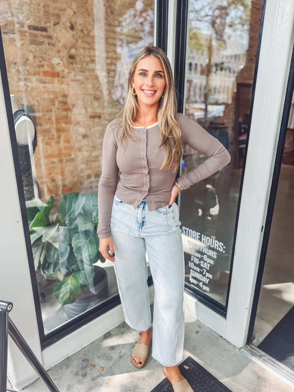Truffle ribbed top
