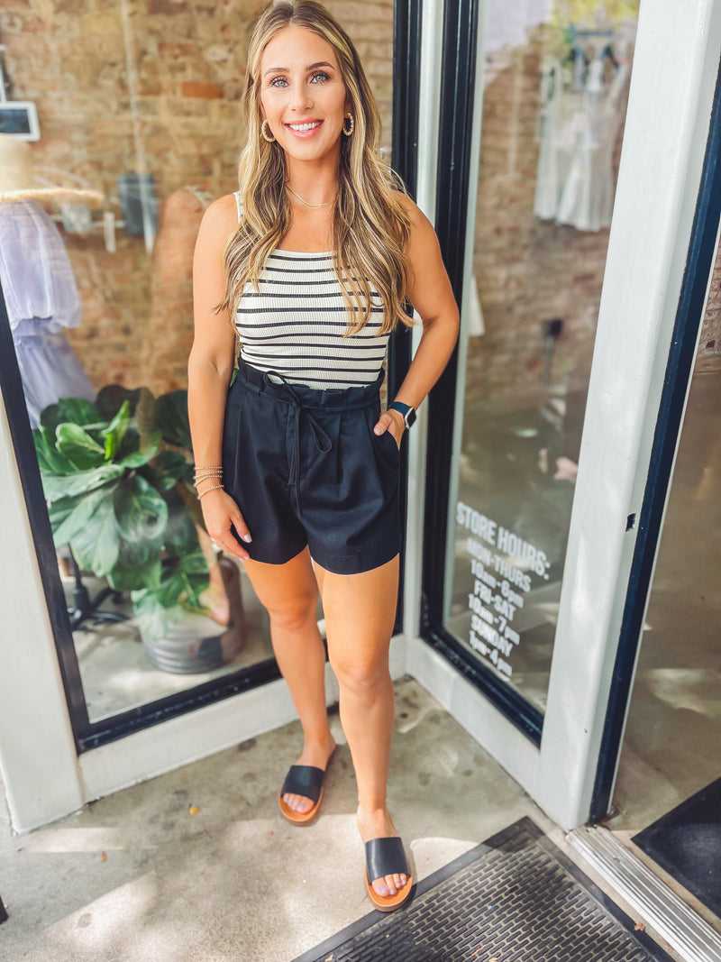 Forever in stripes bodysuit